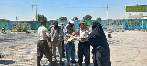 موکب دانش‌آموزی طریق‌الاقصی ناحیه سه کرمانشاه