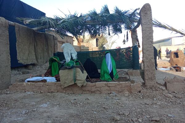 اجرای تعزیه شهادت حضرت زهرا (س) در روستای ظفرآباد شیراز