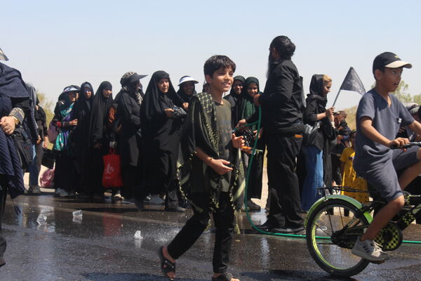 برپایی  موکب سازمان دانش‌آموزی در کرمان