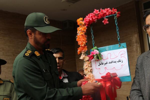 آیین نمادین نکوداشت هفته پدافند غیرعامل در نیشابور 