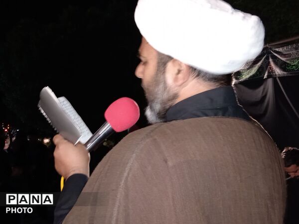 مراسم عزاداری شب هشتم ماه محرم الحرام