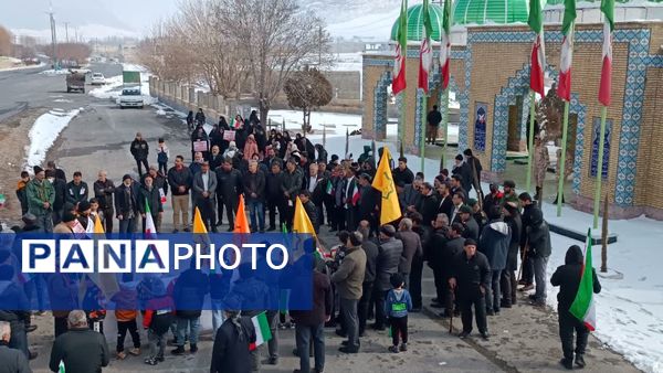 حضور گسترده مردم شهر توره در راهپیمایی۲۲ بهمن، تجلی اتحاد و ایستادگی