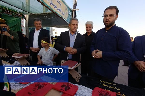 بازدید قائم مقام سازمان دانش‌آموزی کشور از مواکب استان کرمانشاه 