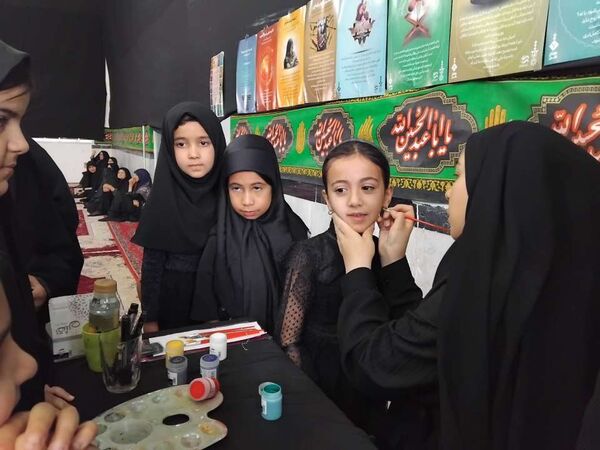 برگزاری مراسم شیرخوارگان حسینی در خلیل آباد