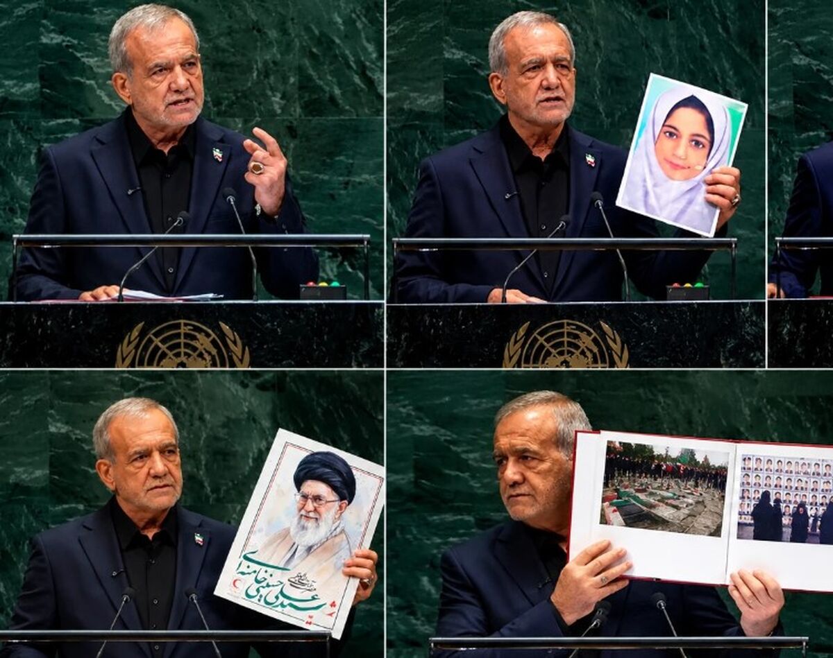 ‌دیپلماسی «صریح» رئیس‌جمهور پزشکیان؛ طنین صدای اقتدار ایران در قلب نیویورک: «ما اهل تسلیم نیستیم»