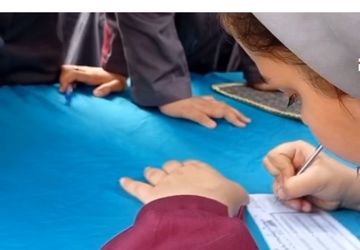 انتخابات شورای دانش آموزی در دبیرستان شهید مصطفی بیگی