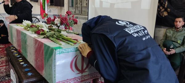 مراسم وداع با شهید گمنام در دبیرستان شهید هاشمی نژاد نیشابور