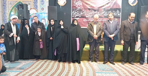 مراسم وفات ام الشهدا حضرت ام‌البنین در مسجد قدس نیشابور 