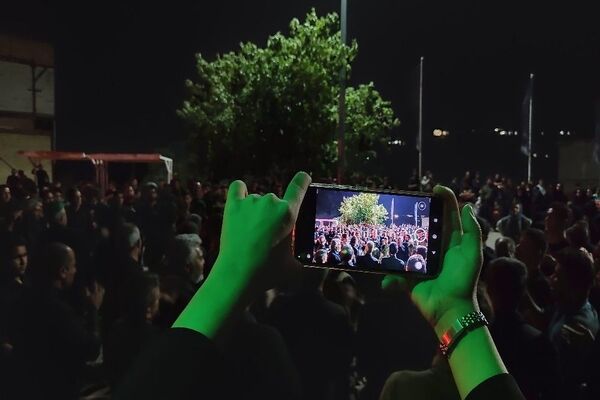 مراسم شام غریبان سالار شهیدان  در حسینیه شهدای شهر بار