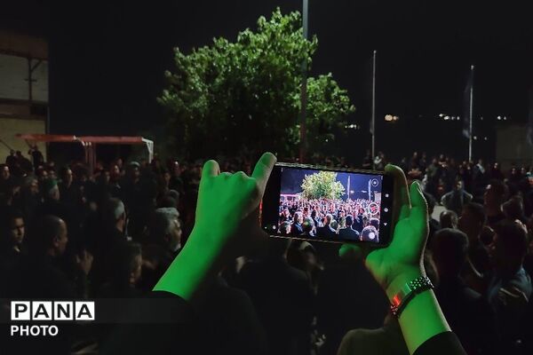 مراسم شام غریبان سالار شهیدان  در حسینیه شهدای شهر بار