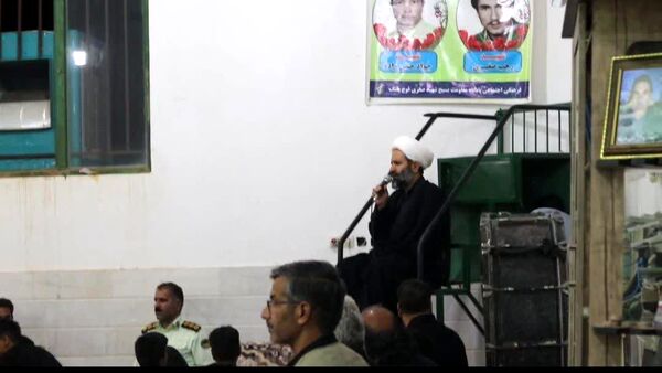 رئیس اداره اوقاف کاشمر میهمان عزاداران تکیه فاطمه زهرا (س) روستای قوچ پلنگ