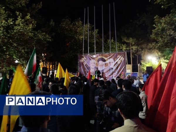 تجمع مردم کاشمر در محکومیت شهادت سیدحسن نصرالله