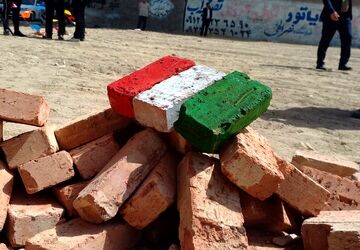 آیین خشت‌گذاری مدرسه شاهد کوثر تهران