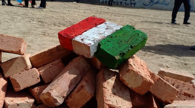 آیین خشت‌گذاری مدرسه شاهد کوثر تهران