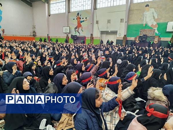 آیین سوگواری شهادت حضرت فاطمه الزهرا (س) در سالن مالک اشتر ناحیه یک مشهد 