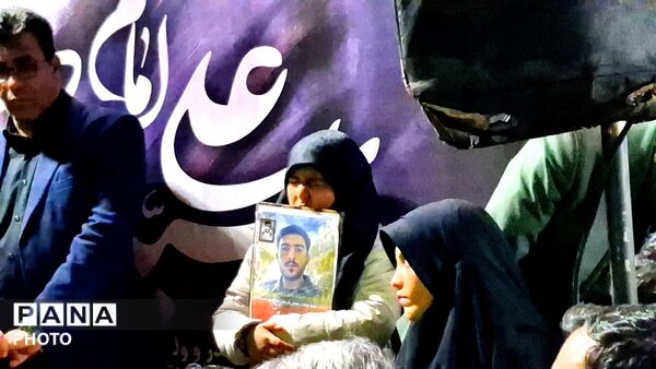مراسم وداع با شهید پاسدار محمد صادق نظافتی در کاشمر