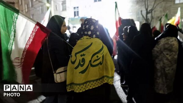 مردم محله انصار فریاد مقاومت در برابر تجاوزات اسرائیل را طنین‌انداز کردند