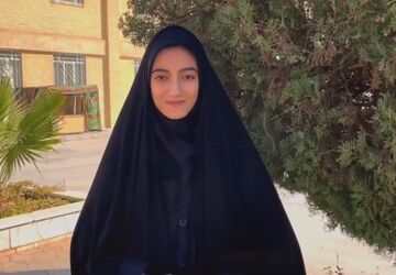  برپایی موکب فاطمیه در هنرستان دخترانه دانش
