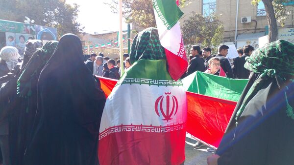 راهپیمایی ۱۳ آبان و روز دانش آموز در نیشابور 