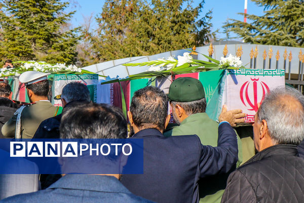  استقبال مردم ارومیه از شهدای گمنام دفاع مقدس