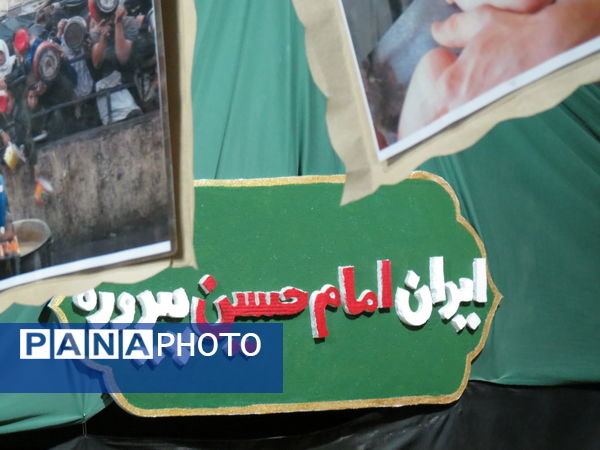 غرفه کودک موکب شهدای گمنام بندرخمیر میزبان حماسه‌ سازی نوجوانان