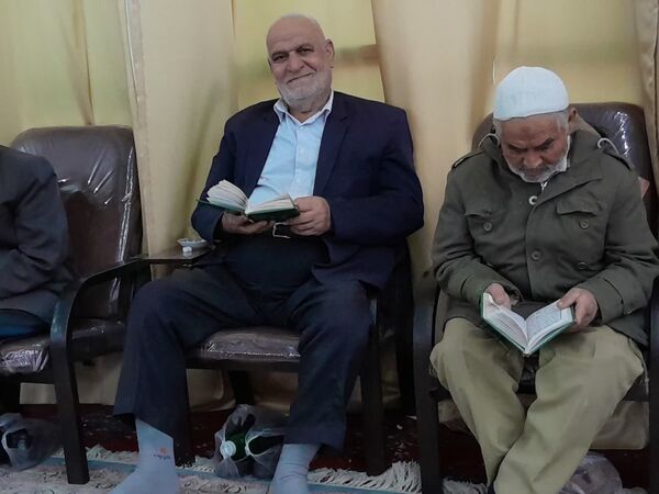 مراسم دعای ندبه در  مهدیه شهرستان کاشمر برگزار شد 