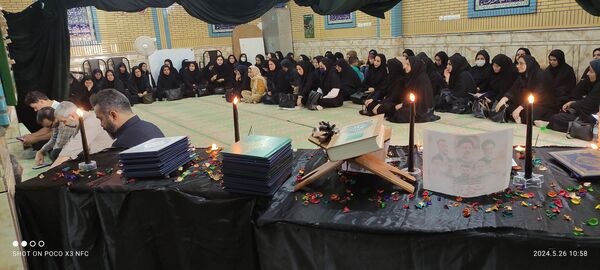 مراسم گرامیداشت شهدای خدمت در شهرستان شوش