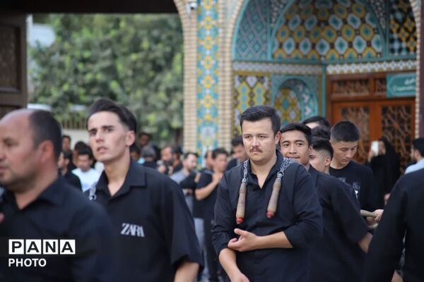 حضور دسته جات عزاداری سالروز شهادت امام حسن مجتبی(ع) در حرم بانوی کرامت