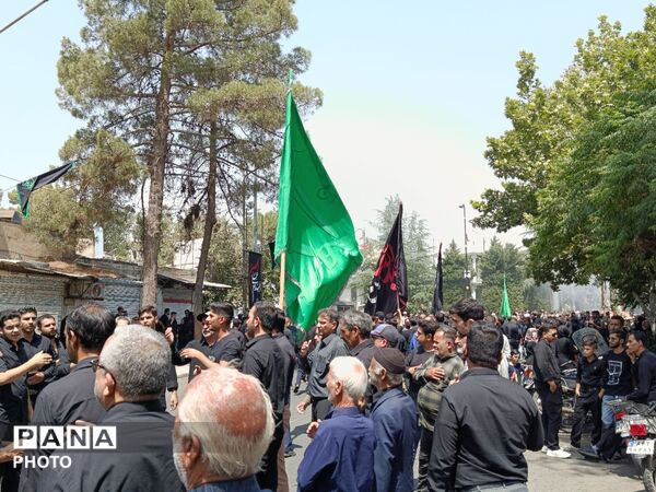 مراسم عزاداری تاسوعای  حسینی در حسینیه ابوالفضلی کاشمر 