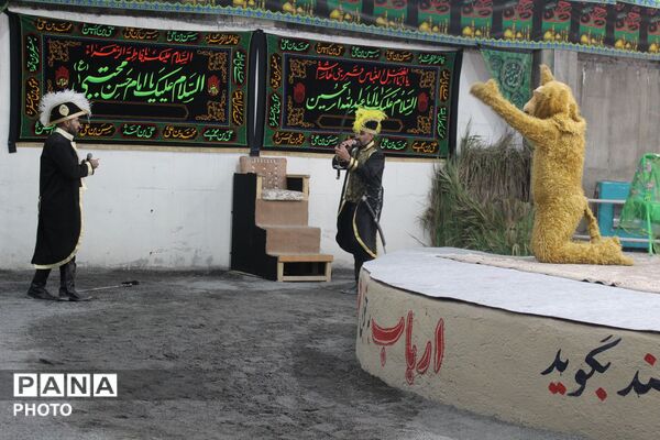 کربلا در قاب تعزیه در شهر سامان 