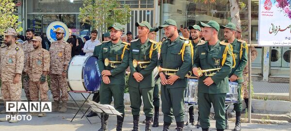 وداع باشکوه مردم سملقان با پیکر مطهر شهید مدافع وطن علی‌اصغر نورانی
