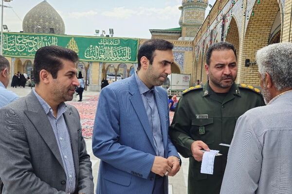 حضور مسئولان کشوری و استانی در کنار آحاد مردم شهیدپرور ناحیه 2 شهرری پای صندوق‌های رای 