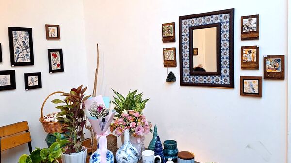 برگزاری نمایشگاه صنایع دستی دختران ساوجی در عمارت صالحی