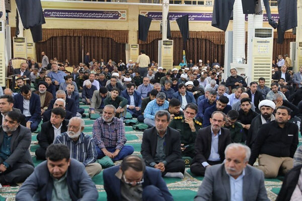 مراسم سوگواری سیدالشهدای خدمت در بوشهر