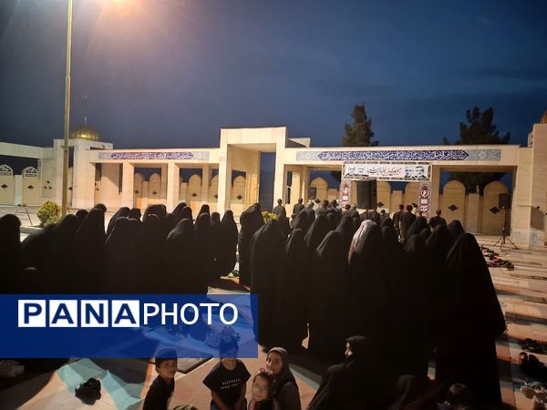 عزاداری روز دوم محرم در گلزار شهدای درق 