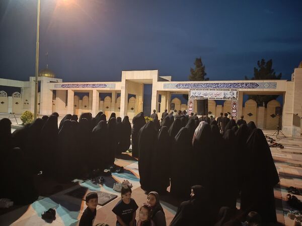 عزاداری روز دوم محرم در گلزار شهدای درق 