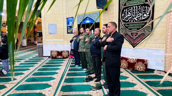 نوگلان حسینی باخرز در سوگ شهادت حضرت فاطمه(س) به عزاداری پرداختند