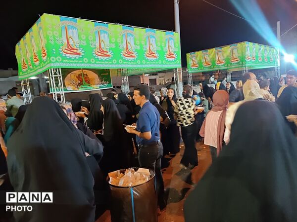 مهمانی یک کیلومتری عید غدیر در لارستان