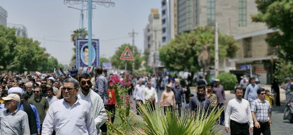 راهپیمایی خشم و نصر در بندرعباس