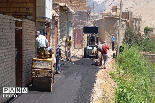 آسفالت معابر شهر بار