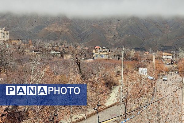 حال هوای شهر زیبای بار بعد از اولین بارش باران زمستانی