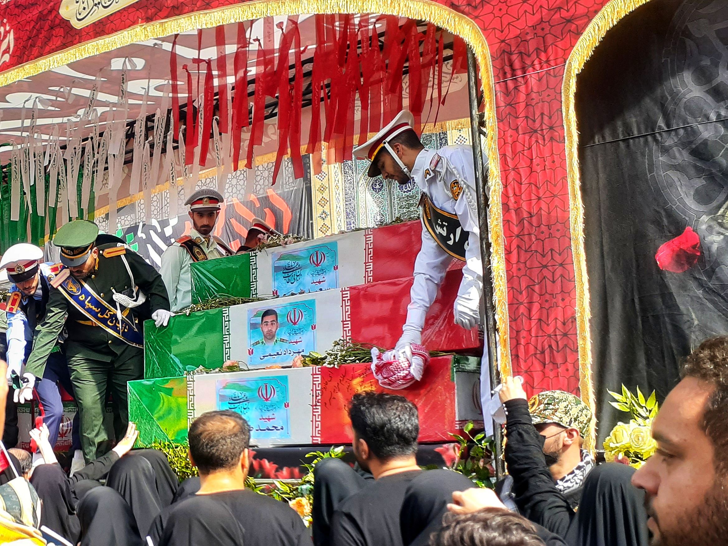 تشییع شهدای اقتدار در تهران