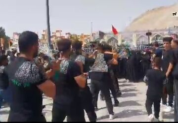 برگزاری مراسم عاشورای حسینی در امامزاده شاهرضا برگزار