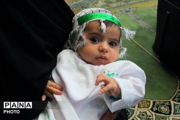 مراسم شیرخوارگان حسینی در منطقه پردیس