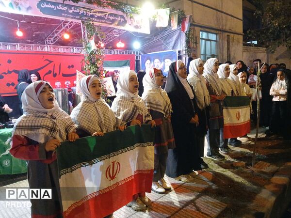 نهمین شب از خدمت‌رسانی اداره آموزش و پرورش کردکوی قالب موکب مردمی