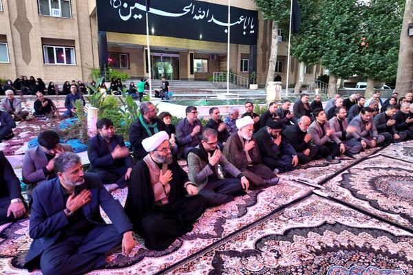 مراسم سوگواری روز هفتم محرم در استانداری کردستان