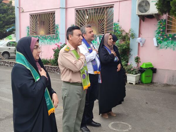 حضور ارزیابان کشوری سازمان دانش‌آموزی در مدارس قائمشهر
