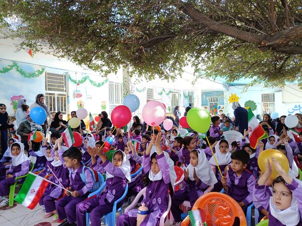 رنگین‌‌کمان شادی و یادگیری در جشن غنچه‌‌ها