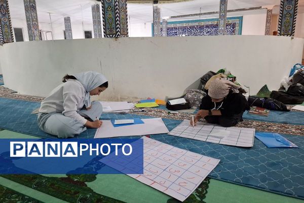 نوگلان فاطمی دبستان پروین فیروزکوه در آغوش مهربانی