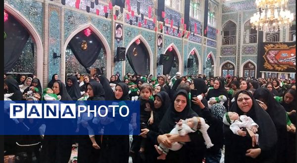 آیین شیرخوارگان حسینی در نخستین روز محرم در مساجد  نیشابور و شهر بار